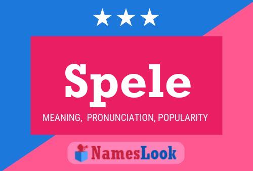 Spele Name Poster