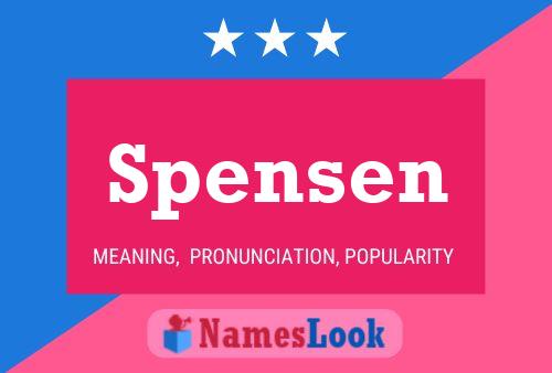 Spensen Name Poster