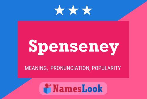 Spenseney Name Poster