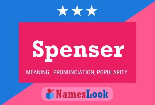 Spenser Name Poster