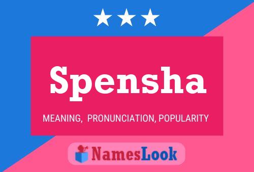 Spensha Name Poster