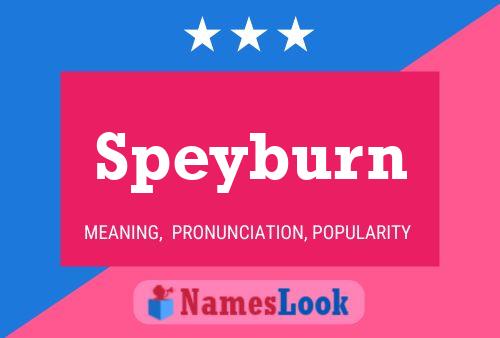 Speyburn Name Poster