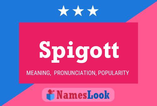 Spigott Name Poster