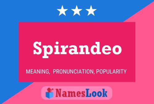 Spirandeo Name Poster