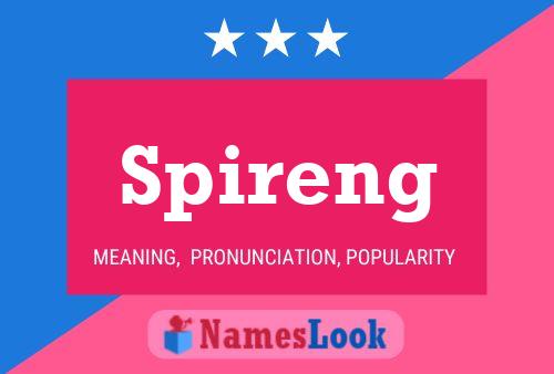 Spireng Name Poster