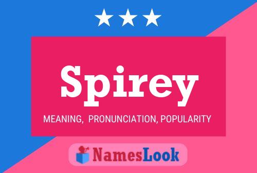 Spirey Name Poster