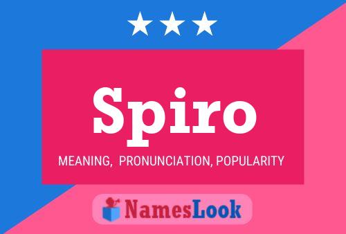 Spiro Name Poster