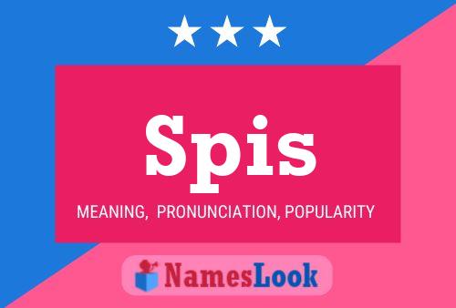 Spis Name Poster