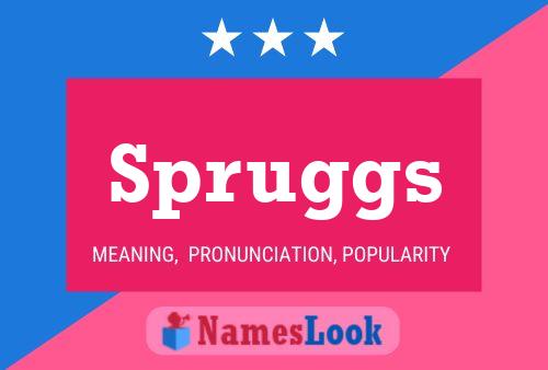 Spruggs Name Poster