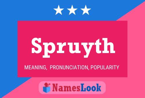 Spruyth Name Poster