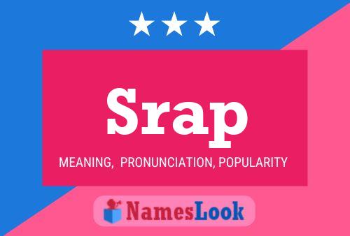 Srap Name Poster