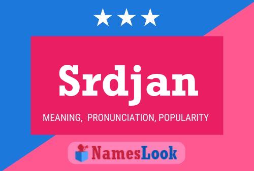 Srdjan Name Poster