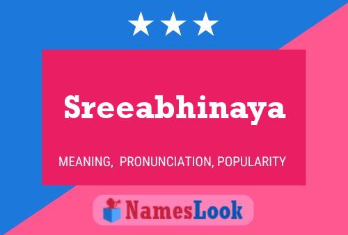 Sreeabhinaya Name Poster