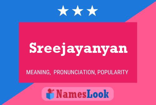 Sreejayanyan Name Poster