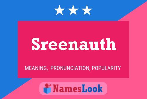 Sreenauth Name Poster