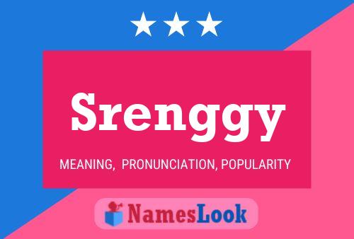 Srenggy Name Poster