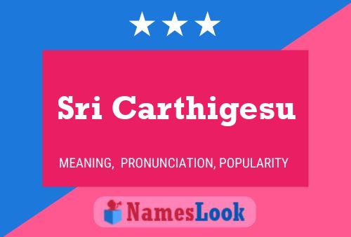 Sri Carthigesu Name Poster