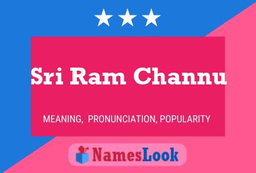 Sri Ram Channu Name Poster