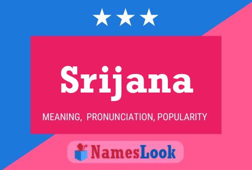 Srijana Name Poster