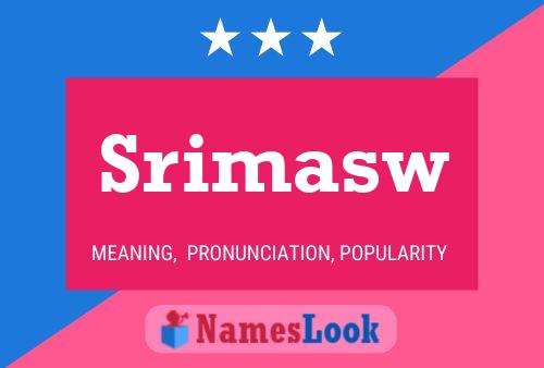 Srimasw Name Poster