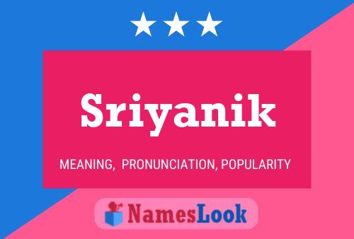 Sriyanik Name Poster