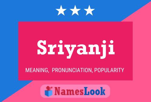 Sriyanji Name Poster