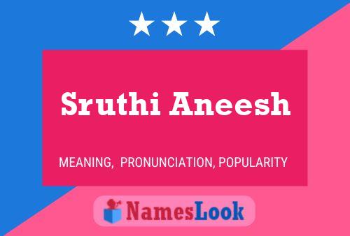 Sruthi Aneesh Name Poster