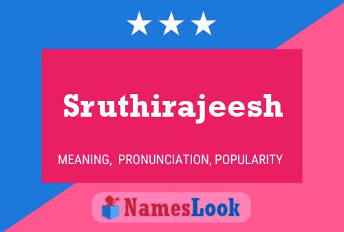 Sruthirajeesh Name Poster