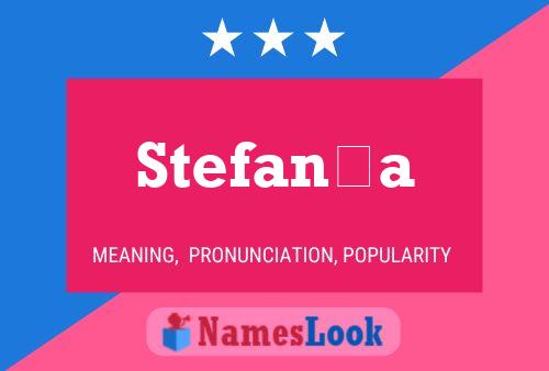 Stefanía Name Poster