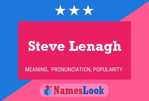 Steve Lenagh Name Poster