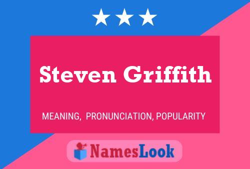 Steven Griffith Name Poster