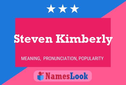 Steven Kimberly Name Poster