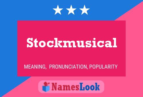 Stockmusical Name Poster