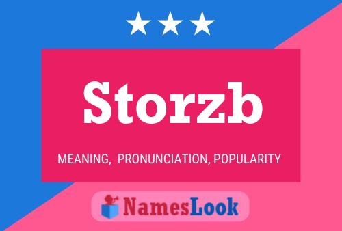 Storzb Name Poster