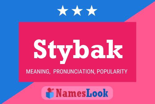 Stybak Name Poster