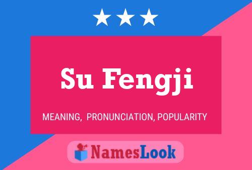 Su Fengji Name Poster