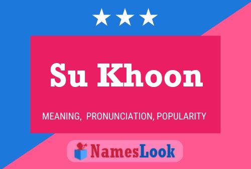 Su Khoon Name Poster