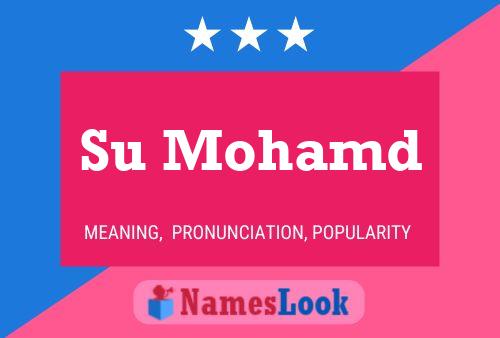 Su Mohamd Name Poster