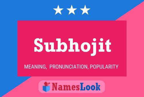 Subhojit Name Poster