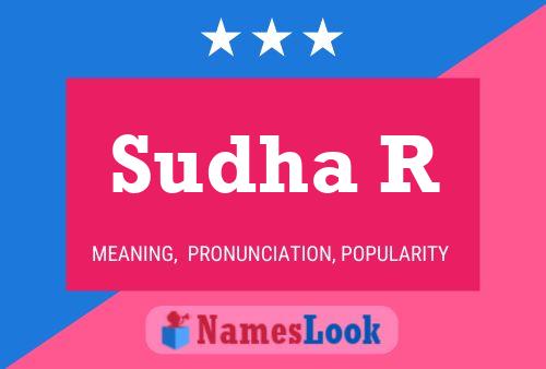 Sudha R Name Poster