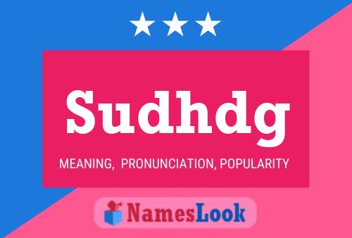 Sudhdg Name Poster