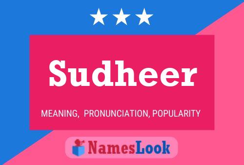 Sudheer Name Poster