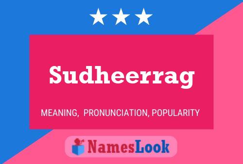 Sudheerrag Name Poster