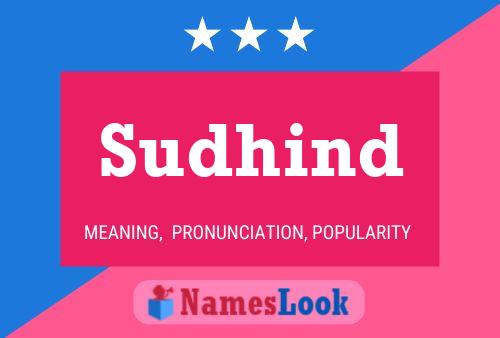 Sudhind Name Poster