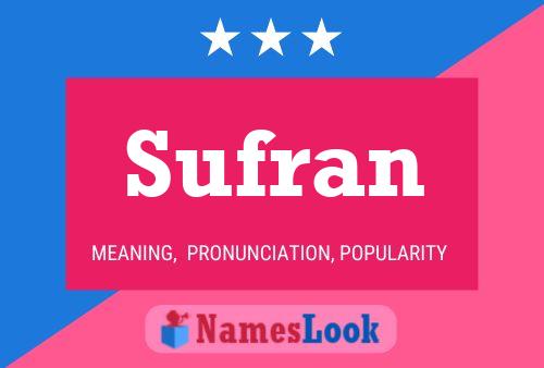 Sufran Name Poster