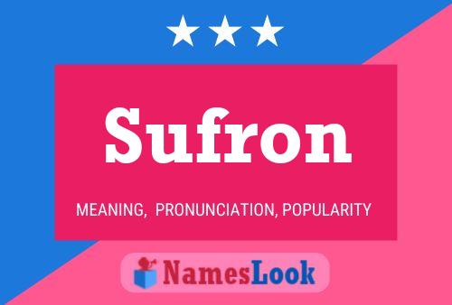 Sufron Name Poster