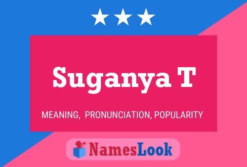 Suganya T Name Poster