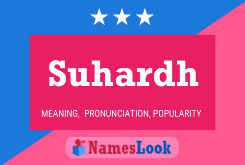 Suhardh Name Poster