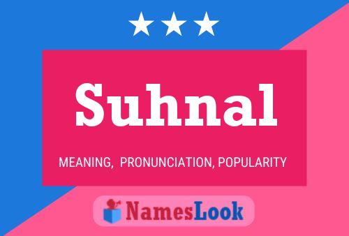 Suhnal Name Poster