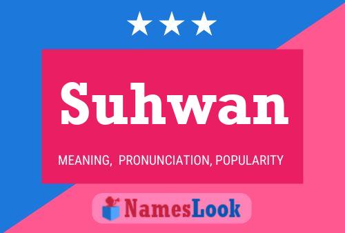 Suhwan Name Poster